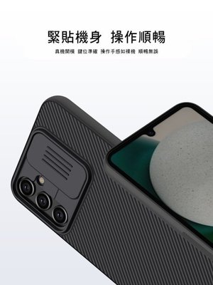 手機殼 手機保護殼 鏡頭滑蓋 NILLKIN 三星 SAMSUNG Galaxy A34 5G 黑鏡保護殼