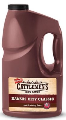 ~* 萊康精品 *~美國 經典烤肉醬 美式烤肉醬 Cattlemen's BBQ Sauce 1加崙 超取限一瓶