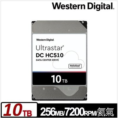 麒麟商城- WD 10TB 3.5吋企業級SATA硬碟(WUS721010ALE6L4)/5年保