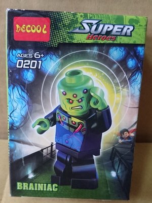 超級英雄 super heroes brainiac 0201 積木 樂高