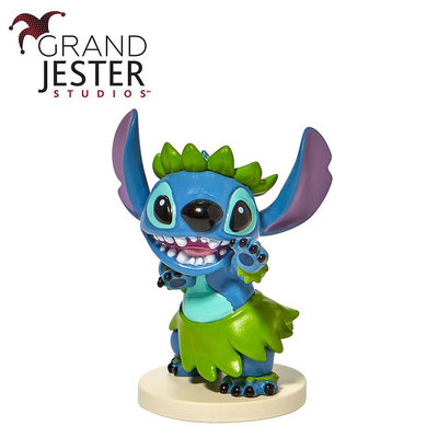 Enesco 史迪奇 草裙舞 塑像 公仔 精品雕塑 星際寶貝 Stitch 迪士尼 Disney 正版授權【299980】