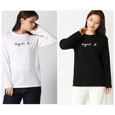 日本代購 日本製 agnes b 純棉上衣 長袖t恤 T恤 agnès b 一共有2個顏色 三個尺寸 可以選擇