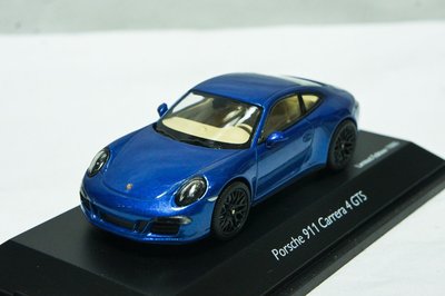 【特價現貨】1:43 Schuco Porsche 911 (991) Carrera 4 GTS 2014 寶藍