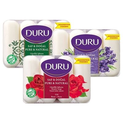 *魅力十足* 土耳其 Duru 植粹保濕香皂(85gx4入)