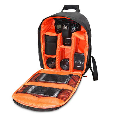 升級款單反相機包攝影包戶外休閑雙肩背包數碼相機包