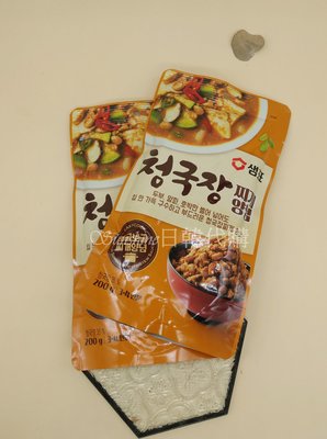 現貨 韓國 Sempio 膳府 大醬 黃豆湯 清麴醬 湯底 醬汁調理包 醬料包 料理包 調理包 200g
