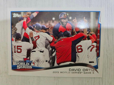 2014 Topps Baseball David Ortiz World Series Game6特卡