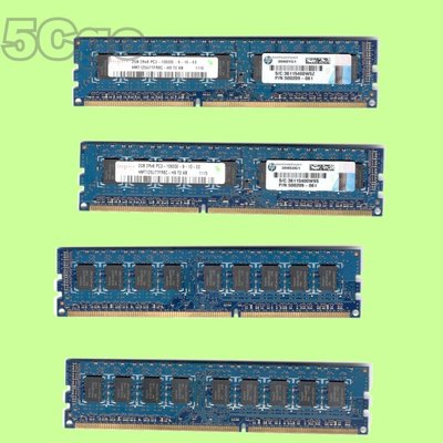 5Cgo【現貨】500209-061 HP G6/G7 2G 2GB*2=4GB 4G DDR3 1333純ECC 含稅