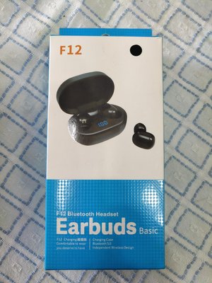 F12 Bluetooth Headset 無線藍芽耳機 黑色