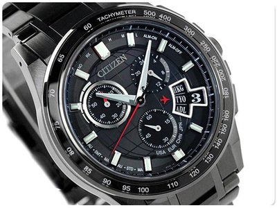 CITIZEN 星辰錶 手錶 ATTESA Eco-Drive 光動能 電波 鈦金屬 計時 藍寶石 BY0095-50E