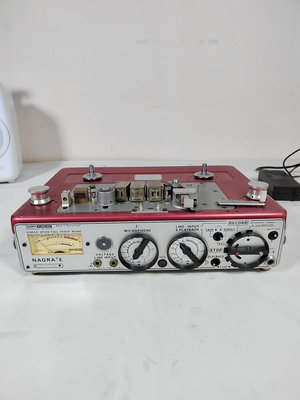 西洋古董瑞士南瓜Nagra E型小型單聲道開盤磁帶錄音放音機
