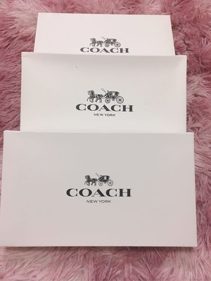 Coach 紙盒 logo 在台現貨 名牌紙盒