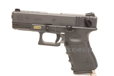 JHS（（金和勝 生存遊戲專賣））台製 WE 單連發 G23 A版 瓦斯動力手槍 4307