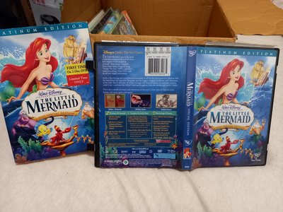 迪士尼動畫：The little mermaid 小美人魚 DVD