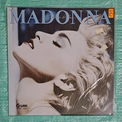 MADONNA 瑪丹娜 TRUE BLUE 早期飛碟黑膠唱片 台版 附原封套/標貼/知音之聲回函卡(Vinyl/LP)