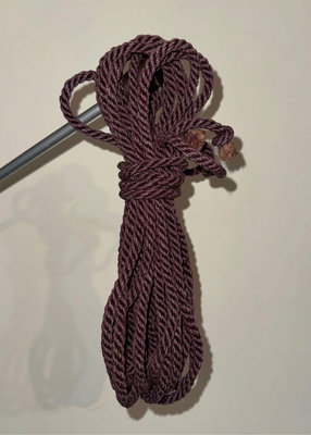 情趣 BDSM 繩縛 麻繩 紫色 麻繩 10米 約7-8mm BDSM 繩縛 細緻處理 緊實 非貓抓繩