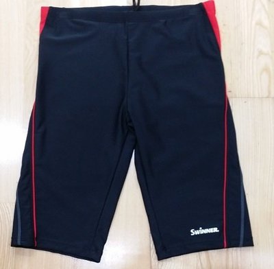 SWINNER 男五分萊卡泳褲M-2XL(黑色) 原價750 特價 600元 型號ML830