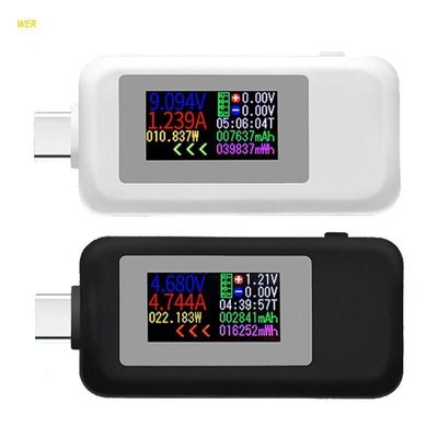 KWS-1902C C型彩色顯示屏USB測試電流電壓監測電力儀表-新款221015