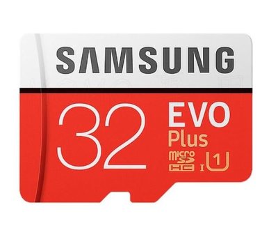 SAMSUNG 三星 EVO Plus 32G microSD 高速記憶卡 手機 平板 附轉卡 32GB
