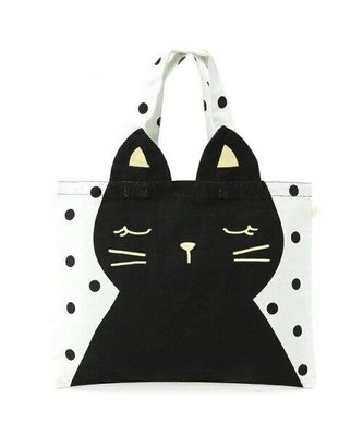 [出清價~] 日本 studio CLIP 帆布 A4 手提包 - 貓咪 包