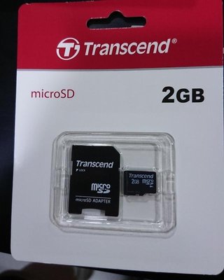 ...點子電腦-北投...全新◎創見 microSD/T-Flash 2GB 記憶卡◎2G，原廠保固5年250元