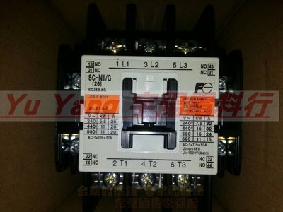 日本fuji富士電磁接觸器 SC-N1/G 24DC 電磁開關