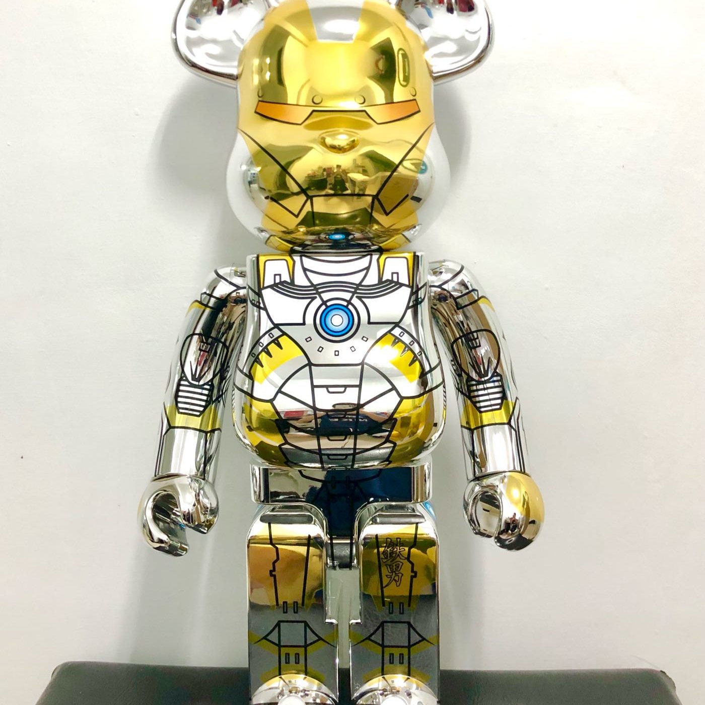 已售出全新BE@RBRICK Bearbrick sorayama IRON MAN 1000% 空山基鋼鐵人 