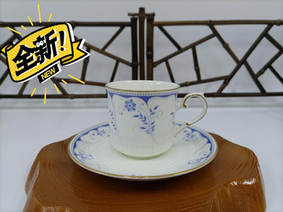 日本回流三大骨瓷鳴海NARUMI骨瓷描金全新咖啡杯碟套組