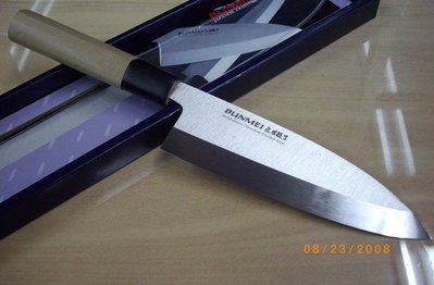 @最專業的刀剪專家 台中市最知名的建成刀剪行@ 日本-文明銀丁-165M/M魚刀(不銹)