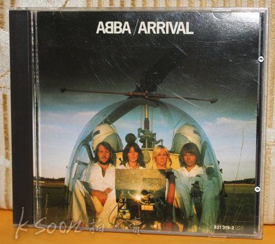 ABBA-ARRIVAL,1976年,韓國SKC製造銀圈版,無IFPI,Polydor唱片