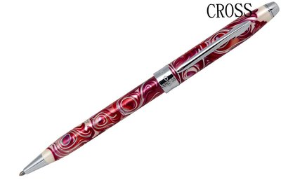 【Pen筆】CROSS高仕 新世紀魅影艷紅原子筆 AT0082WG-58