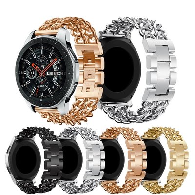 SAMSUNG 不銹鋼金屬替換錶帶三星 Galaxy Watch 46 毫米/Gear S3