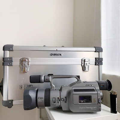 SONY VX1000 MiniDV 攝影機 日版 可正常拍攝 含SONY原鋁箱 Opteka 魚眼廣角鏡 中古
