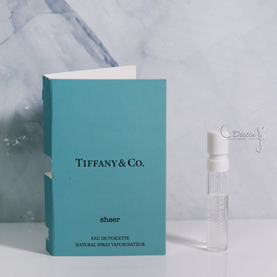 Tiffany & Co. 晶淬 Sheer 淡香水 1.2 mL 試管香水 全新 現貨