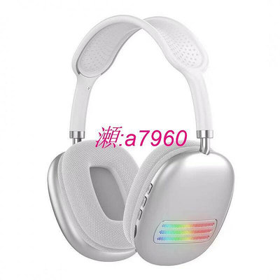 【】新款頭戴式耳機led發光全包耳降噪運動遊戲插卡耳