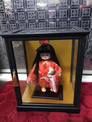 限面交自取 古董收藏 早期日本帶回 日本娃娃（含玻璃框）擺飾 風水開運擺飾