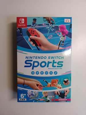 全新現貨 NS Nintendo Switch Sports 運動 中文版 含綁腿