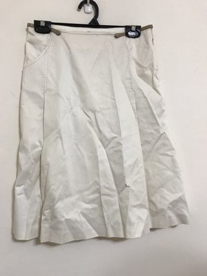Burberry 藍標 白色 上班族 簡約 裙子 20171218-4