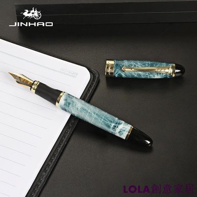 金豪X450鋼筆 學生練字禮品商務金屬簽字 書法禮品筆 可用墨囊-LOLA創意家居