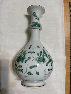Meissen 麥森 花瓶 印度之花 高約18 一級品 成對購買有優惠 非常新