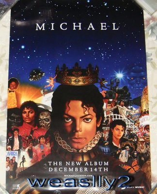King of Pop 麥可傑克森Michael Jackson - Michael【限量珍藏海報】免競標