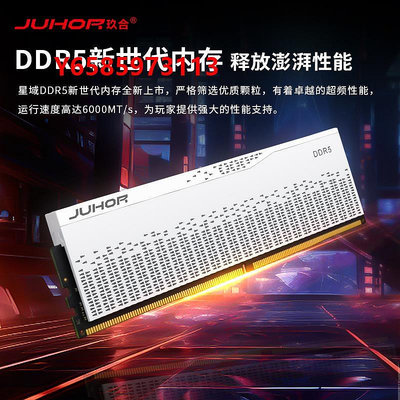 內存條玖合星域DDR5 16G 5600 6000 32G 24G 48G套條臺式機電腦內存條