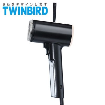 【大頭峰電器】日本TWINBIRD-美型蒸氣掛燙機(黑)TB-G006TWB