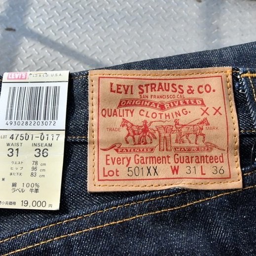 生來狂野全新絕版史上最強Levi's LVC 501XX 1947年版經典牛仔褲555廠 