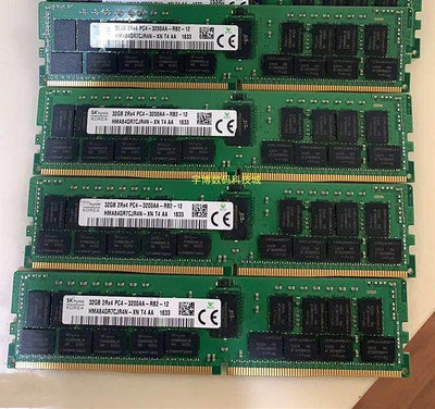 海力士HMAA4GR7CJR4N-XN 32G DDR4 2RX4 PC4-3200AA ECC REG 記憶體