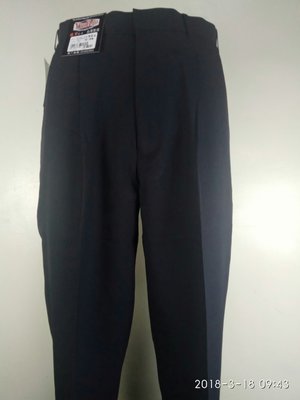 【平價服飾】台灣製造夏季涼感紗打摺「3339-2」藍色立體直條免燙西褲(30-42)免費修改