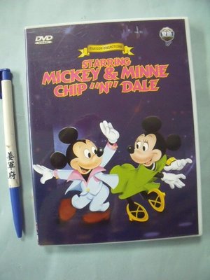 【姜軍府影音館】《STARRING MICKEY ＆ MINNE CHIP “N” DALE DVD》米奇與米妮卡通動畫