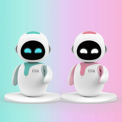 Eilik桌面智能機器人情感互動AI益智電子玩具兒童陪伴語音機器人