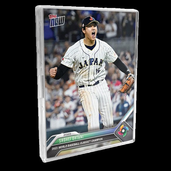 2023 WBC 經典賽TOPPS NOW 日本隊球員卡冠軍MLB 職棒大谷翔平吉田正尚