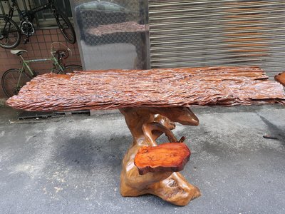 台灣北部肖楠風化木極品桌板(2OOx67x8.5)高94